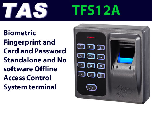TFS12A Fingerprint Biometric Access Control Device TFS12A Fingerprint Biometric Access Control Device